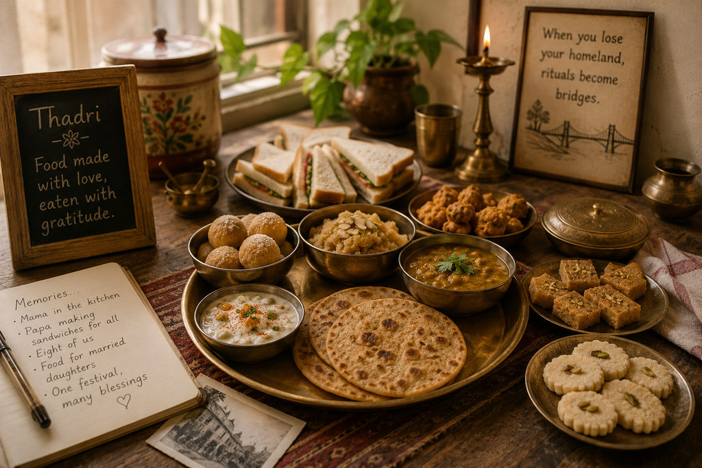 Traditional Sindhi Thadri food and family memories